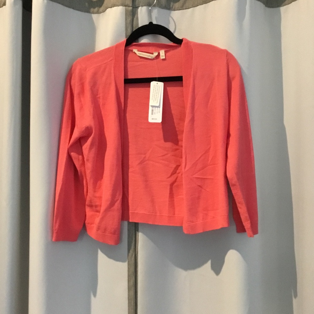Soft Surroundings Vibrant Pink Cardigan